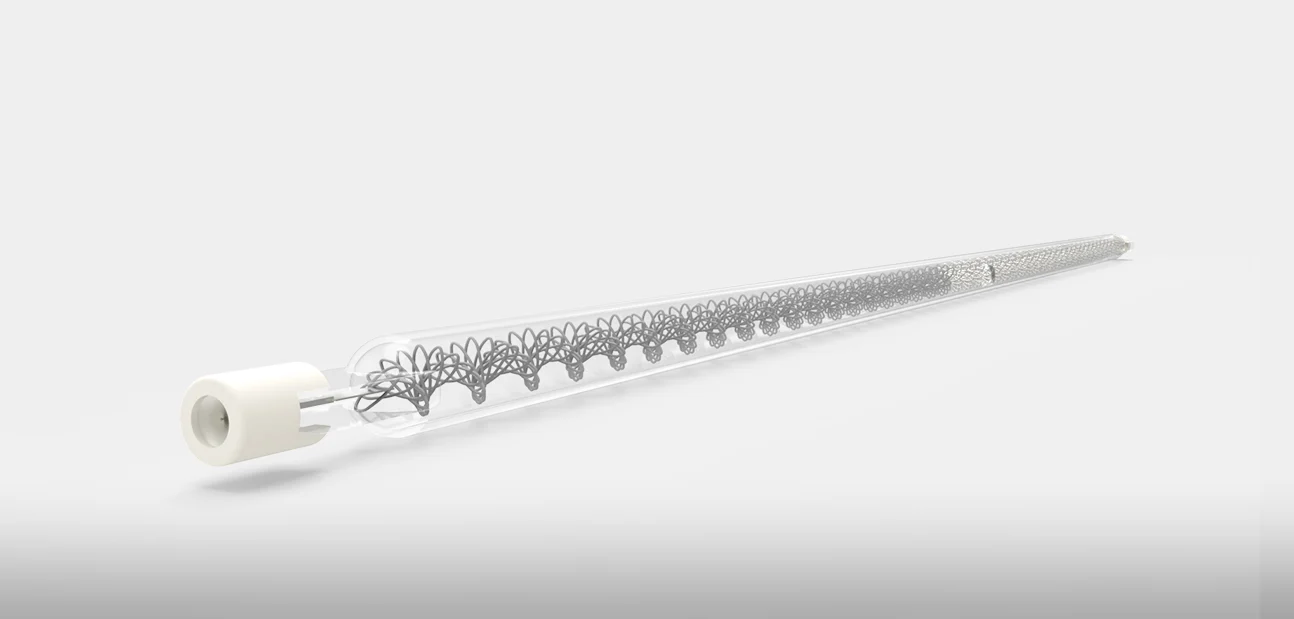 Lámpara infrarroja de calor para alimentos